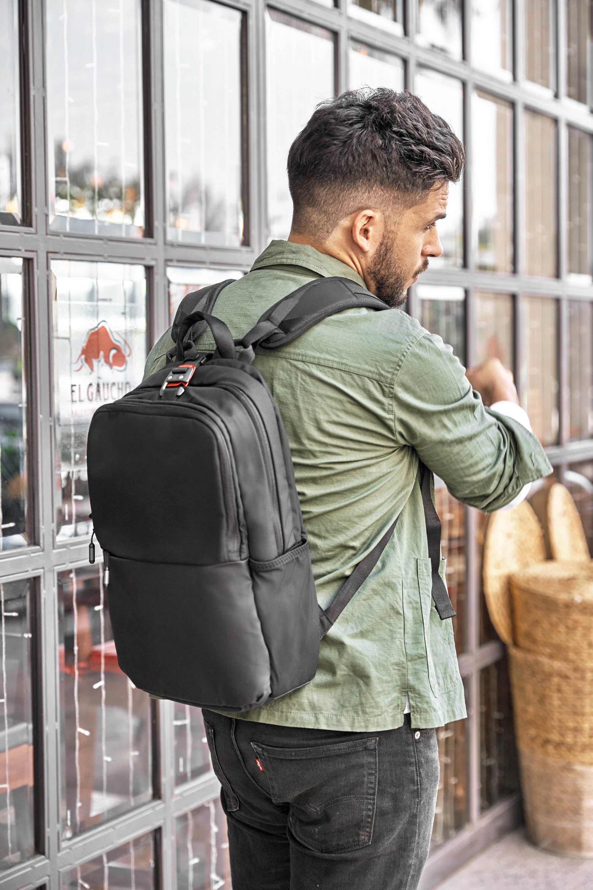 crosstown leather monostrap backpack boss Boss | Professional Men's Business Backpack